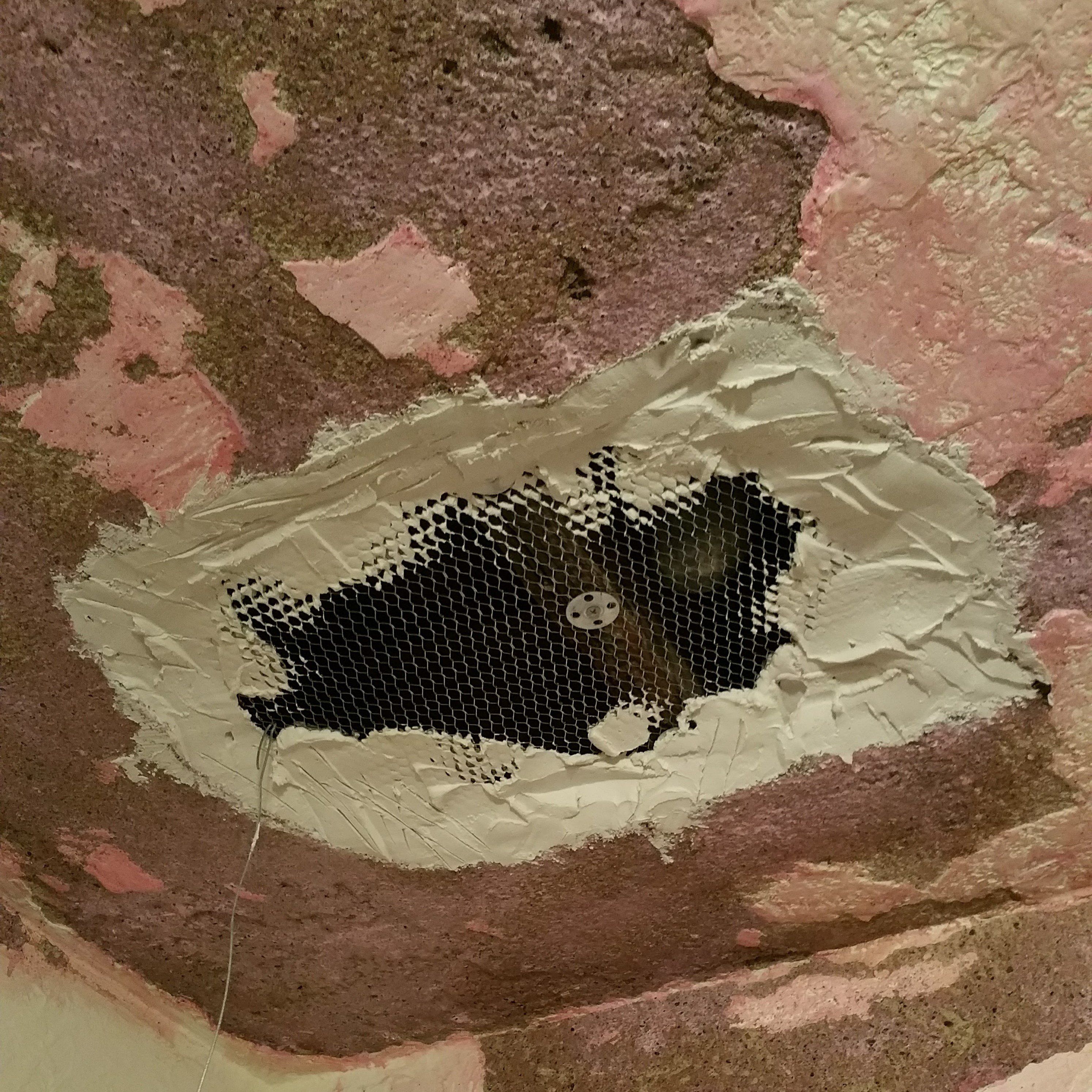 Stippled Texture Repair Plastering By Nicholas